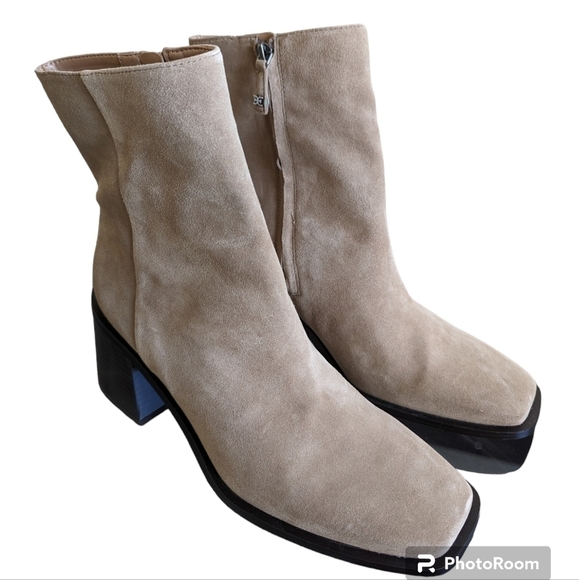 Sam Edelman Winnie suede tan boots sz 8 NWOT - Picture 1 of 7